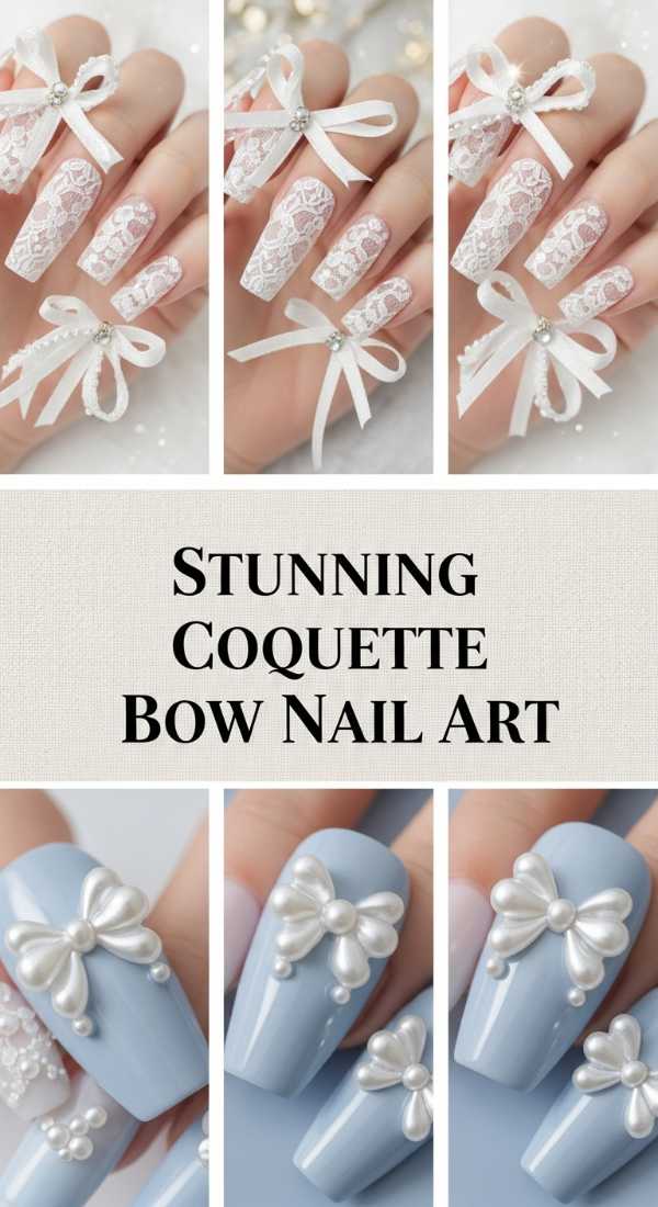 Stunning Coquette Bow Nail Art 69e4e4a9de69f