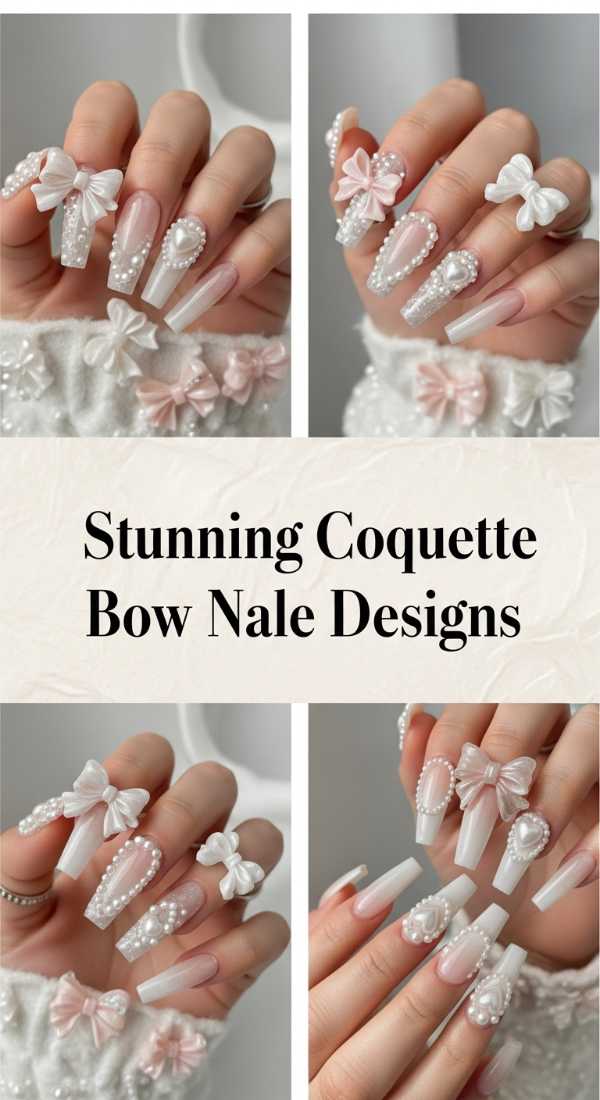 From Glazed to Garden: 2026's Biggest Spring Acrylic Predictions Stunning Coquette Bow Nail Designs 69df3ac6df87a