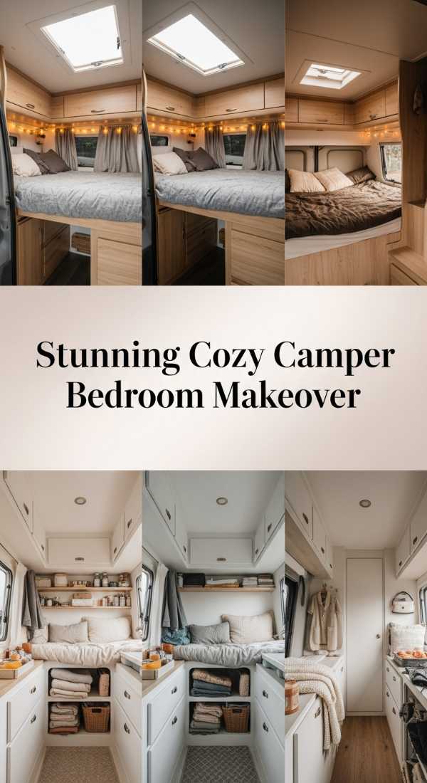 Stunning Cozy Camper Bedroom Makeover 69e777aea04f6