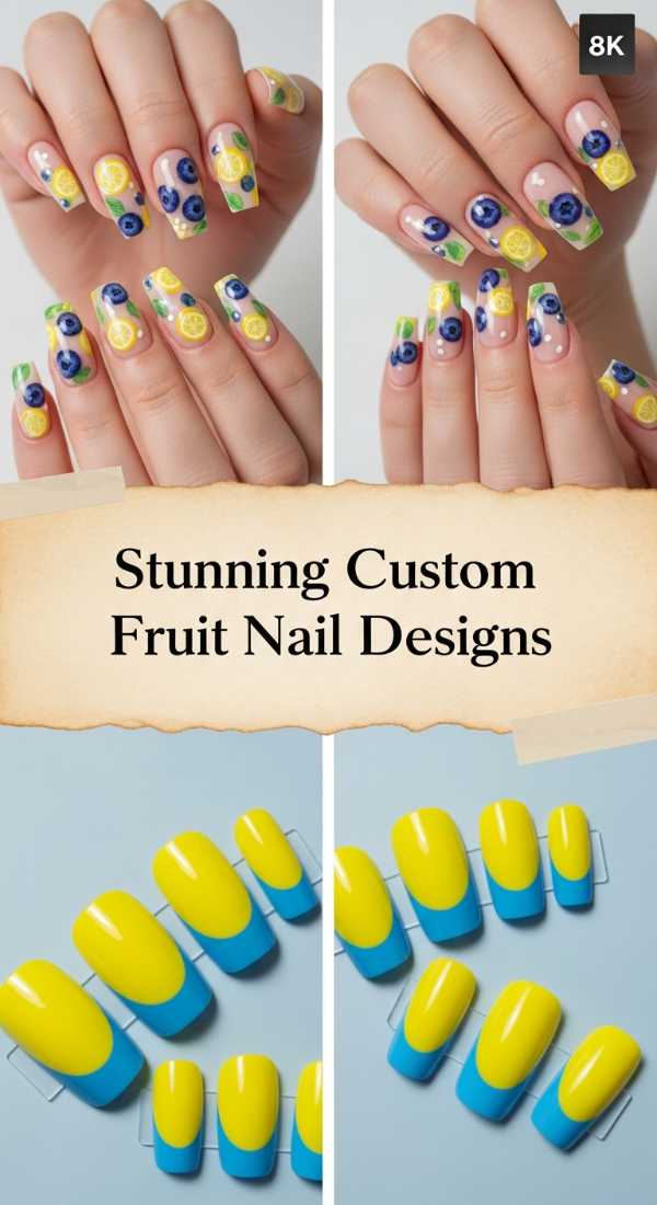 Stunning Custom Fruit Nail Designs 69e4e496eae5b