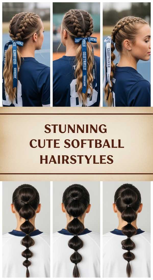 Stunning Cute Softball Hairstyles 69e9d4138ba82