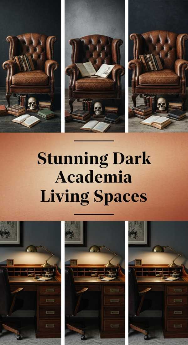 Stunning Dark Academia Living Spaces 69e51e5fd74ec