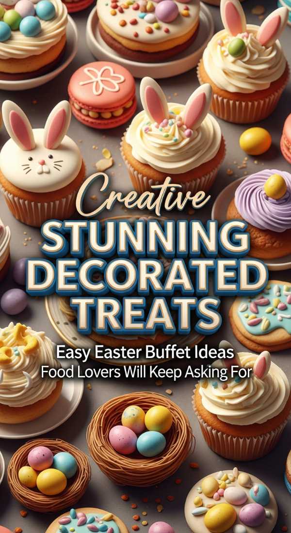 Stunning Easter Treat Buffet Ideas 69dde5da6aa6a