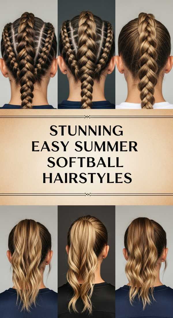 Stunning Easy Summer Softball Hairstyles 69f33c9abdfe6