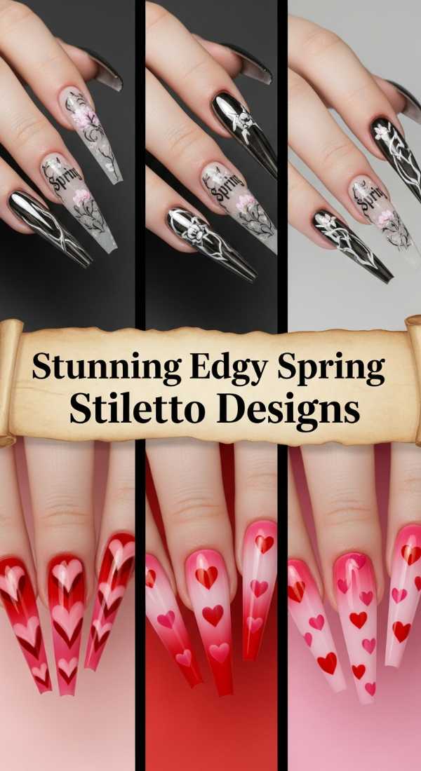 Stunning Edgy Spring Stiletto Designs 69f32b9b7526c