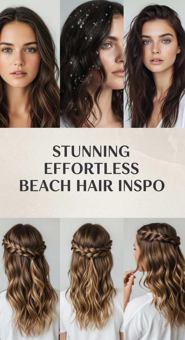 Stunning Effortless Beach Hair Inspo