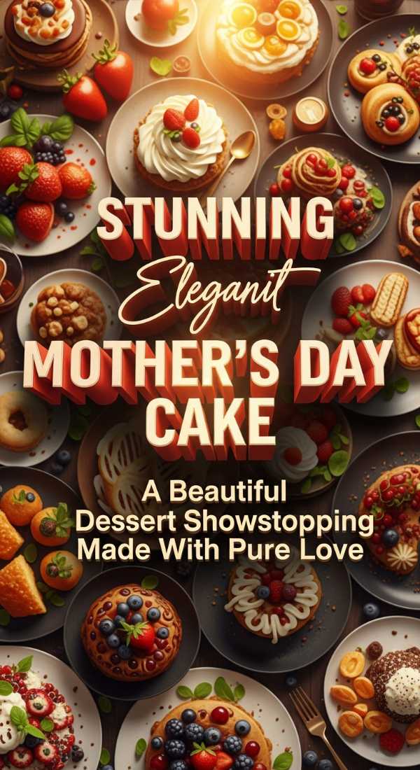 Stunning Elegant Mothers Day Cake Ideas To Celebrate 69e9b9df0fc83