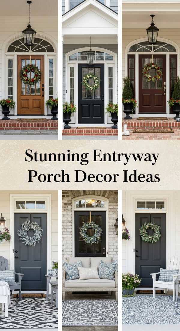 Stunning Entryway Porch Decor Ideas 69f3a6b856c26