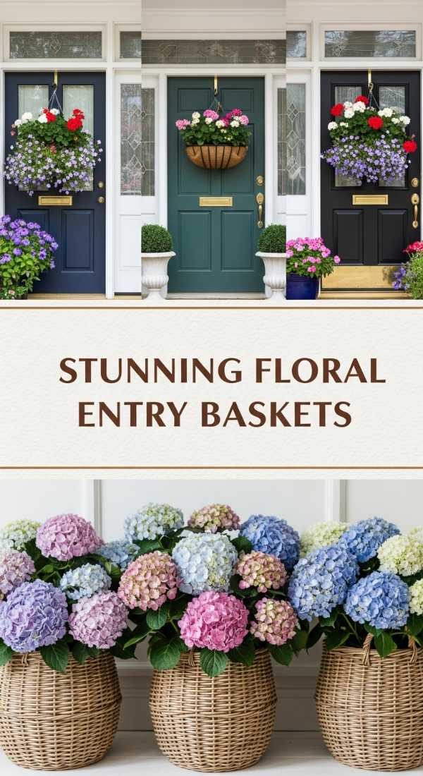 Stunning Floral Entry Baskets 69df43e0d7e0e
