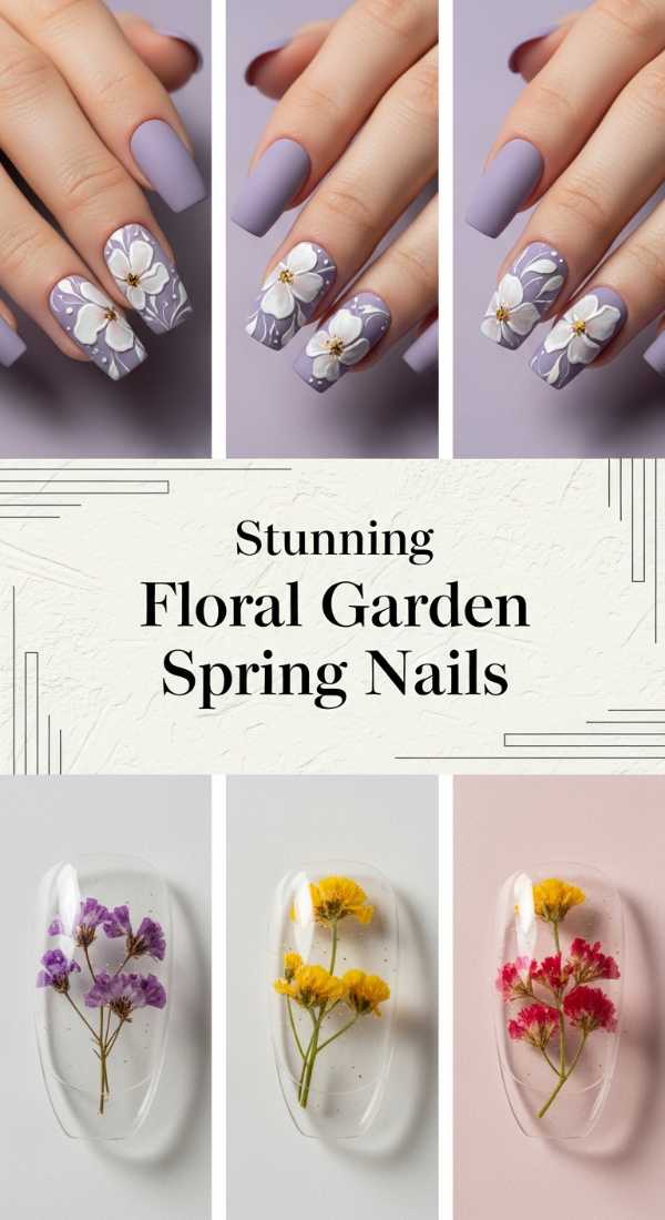 Stunning Floral Garden Spring Nails 69f24a7bd1cc4