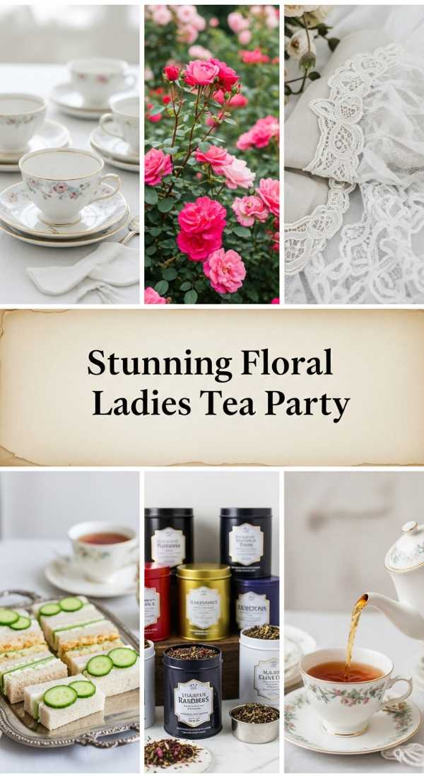 From Guest List to Glam: The Ultimate Chic Celebration Blueprint Stunning Floral Ladies Tea Party 69df235a81022