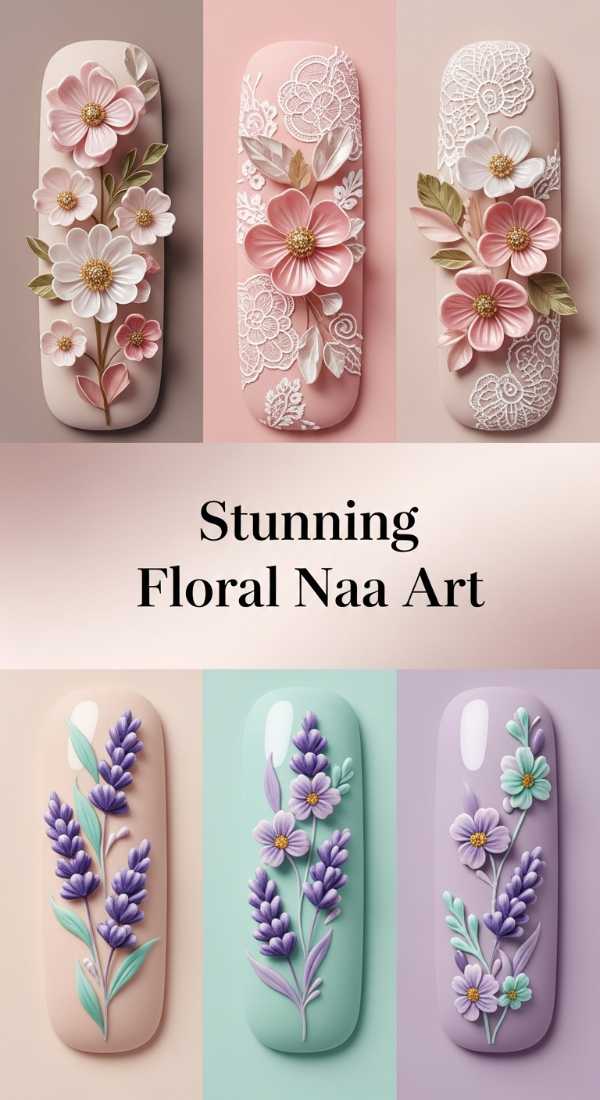 The Spring Nail Edit: Must-Have Acrylic Designs for 2024 Stunning Floral Nail Art 69df3ac52ecce