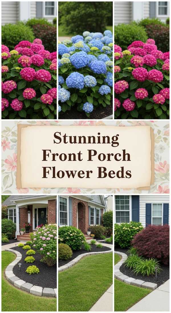 Stunning Front Porch Flower Beds 69df43cdcd02f
