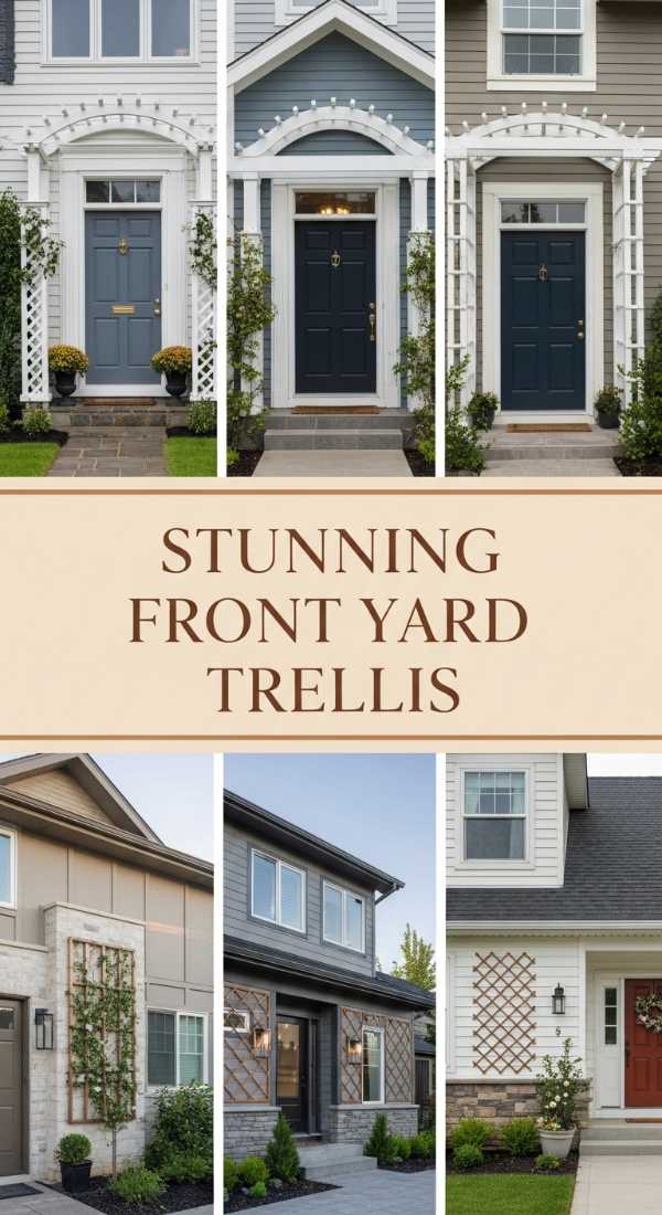 Stunning Front Yard Trellis 69df43da6d6d3