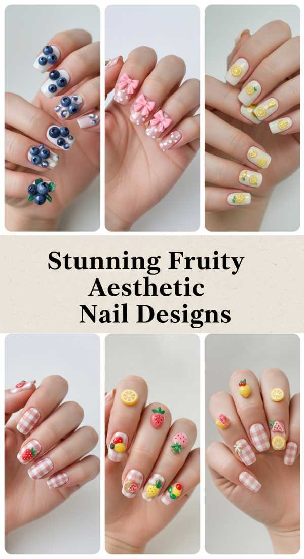 Stunning Fruity Aesthetic Nail Designs 69ecf73682da0