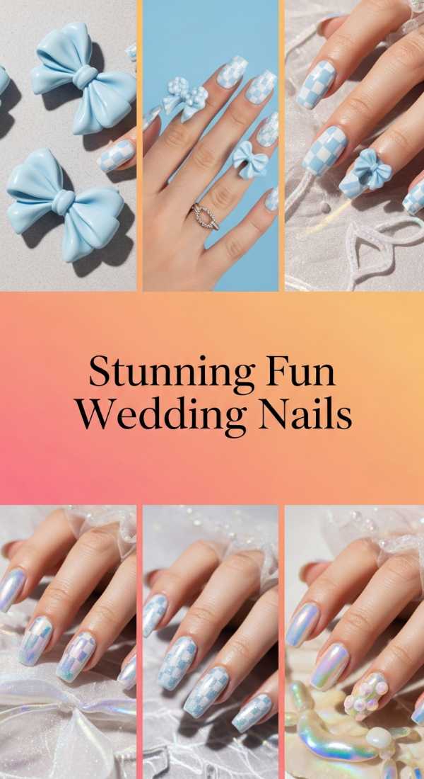 Stunning Fun Wedding Nails