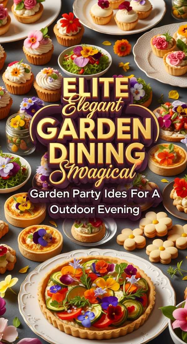 Stunning Garden Party Food For Outdoor Dining