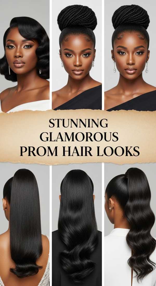 Stunning Glamorous Prom Hair Looks 69eb967e7b565