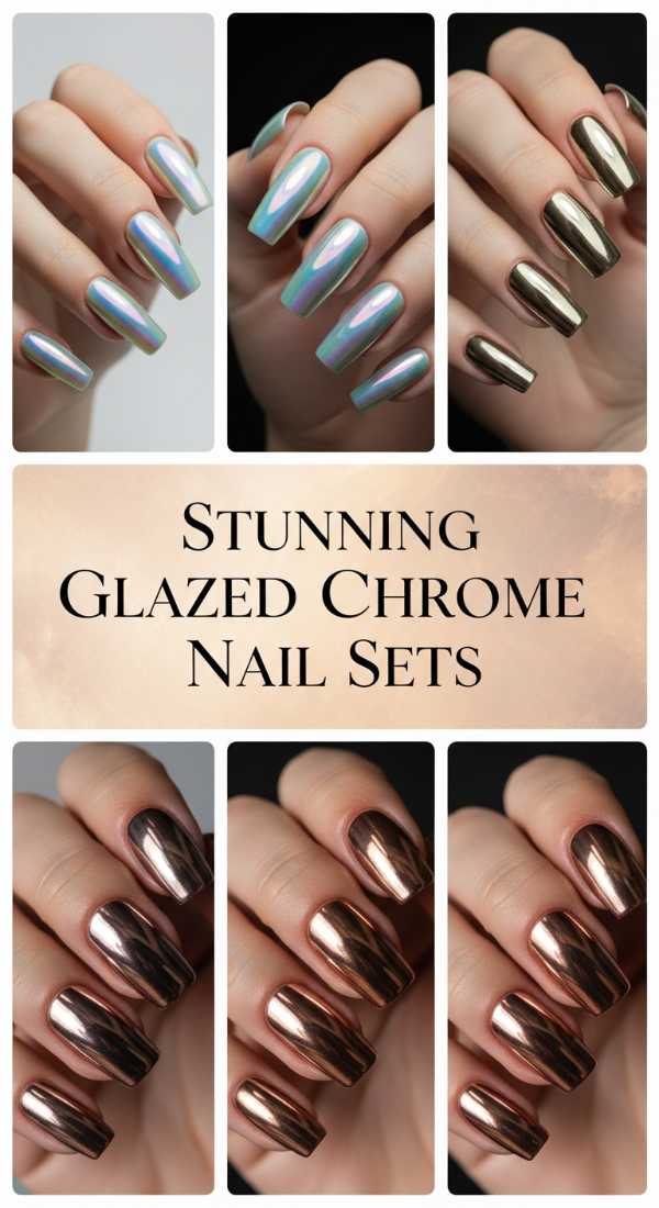 Stunning Glazed Chrome Nail Sets 69e350edde5a7