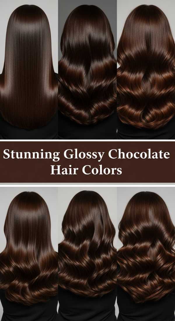 Stunning Glossy Chocolate Hair Colors 69eceda647224