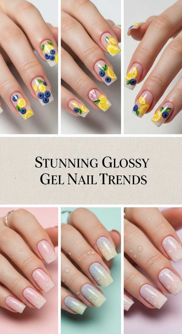 Stunning Glossy Gel Nail Trends 69e350e9e2539