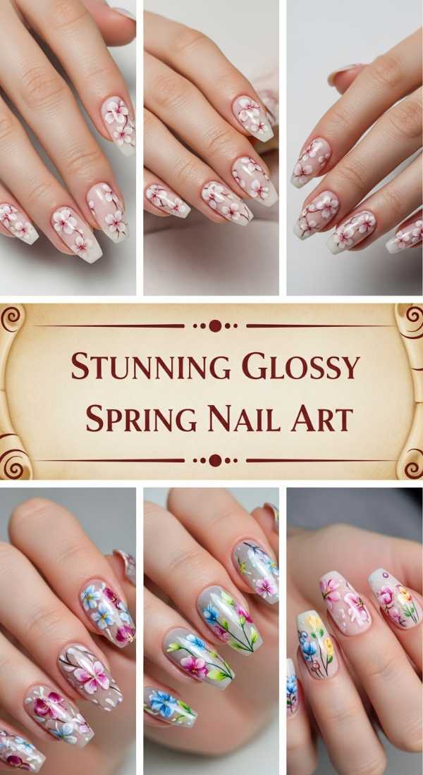 Stunning Glossy Spring Nail Art 69f24a5e1ca76