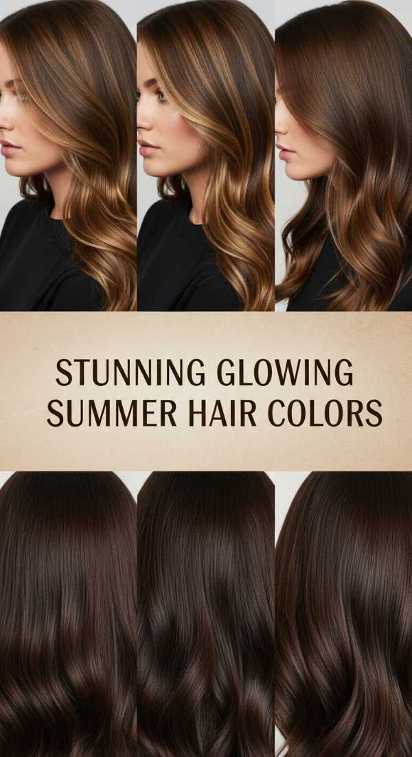 Stunning Glowing Summer Hair Colors