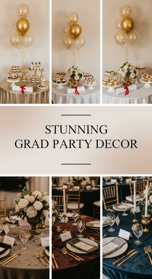 Stunning Grad Party Decor 69df235144063