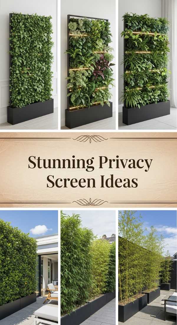Stunning Green Privacy Screen Ideas 69efa25fb1913