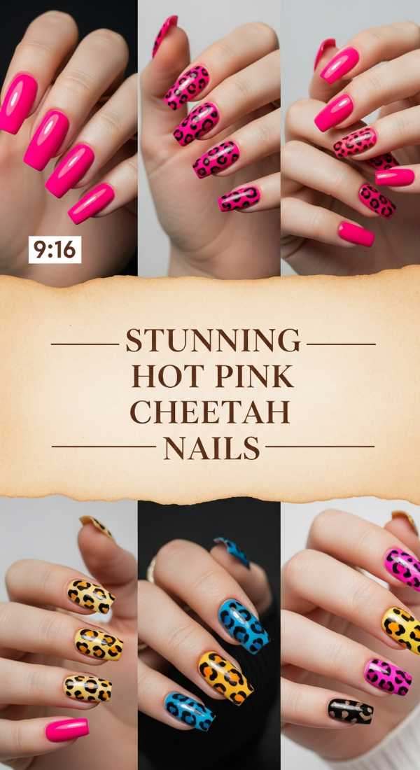 Stunning Hot Pink Cheetah Nails 69f32b685200b