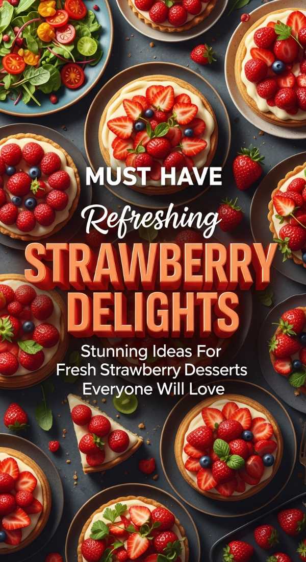 Stunning Ideas For Fresh Strawberry Desserts Everyone Will Love 69e864429120d