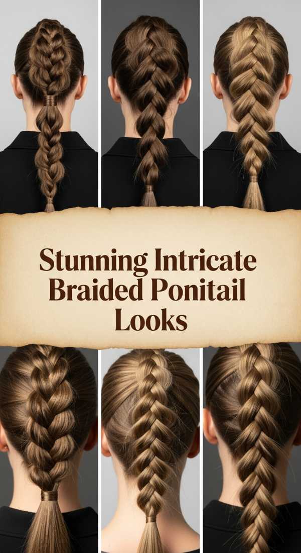 Stunning Intricate Braided Ponytail Looks 69e4f67ec2e86