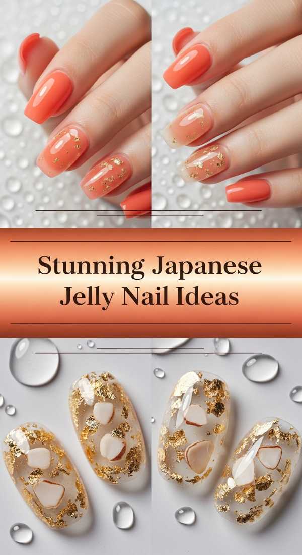 Stunning Japanese Jelly Nail Ideas 69eb727958662