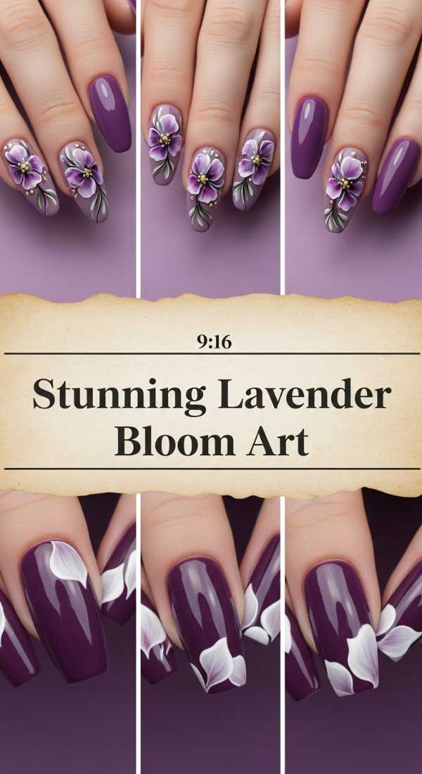 Stunning Lavender Bloom Art