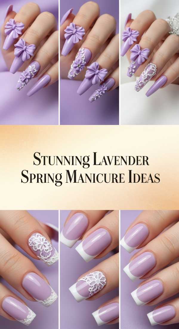 Stunning Lavender Spring Manicure Ideas 69e5f3dc4d775