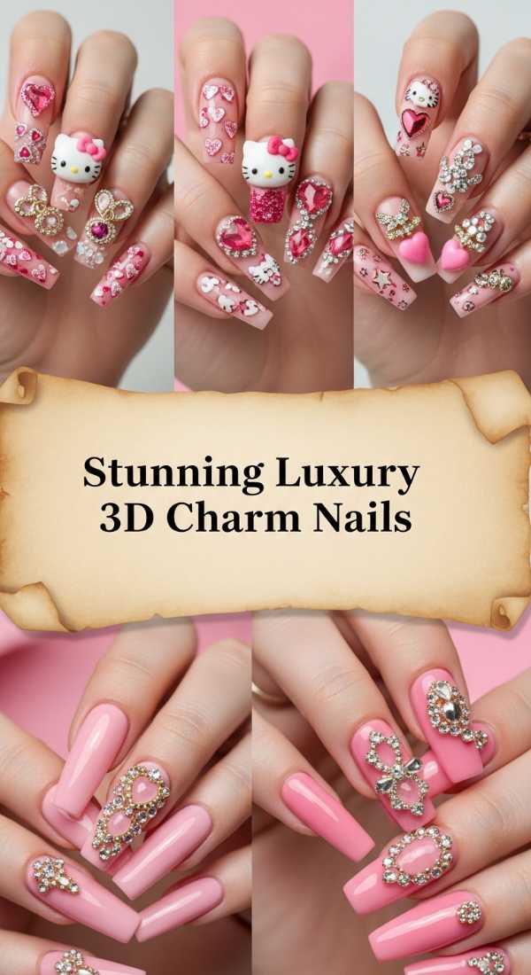 Stunning Luxury 3d Charm Nails 69e350fcedf52
