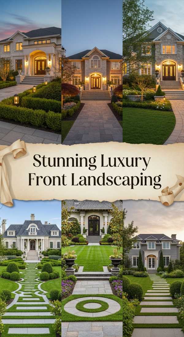 Stunning Luxury Front Landscaping 69e777b7eeb7d