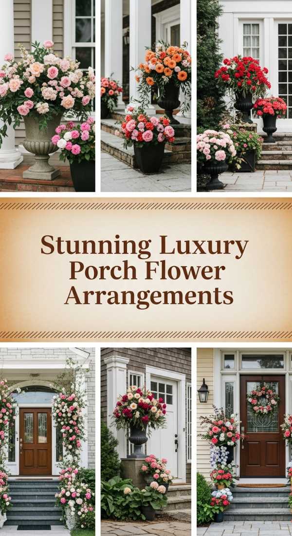Stunning Luxury Porch Flower Arrangements 69f3a6a2abf7e