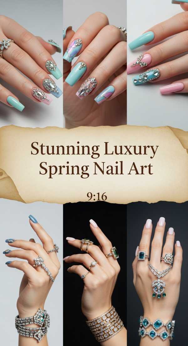 Stunning Luxury Spring Nail Art 69de457f64b14