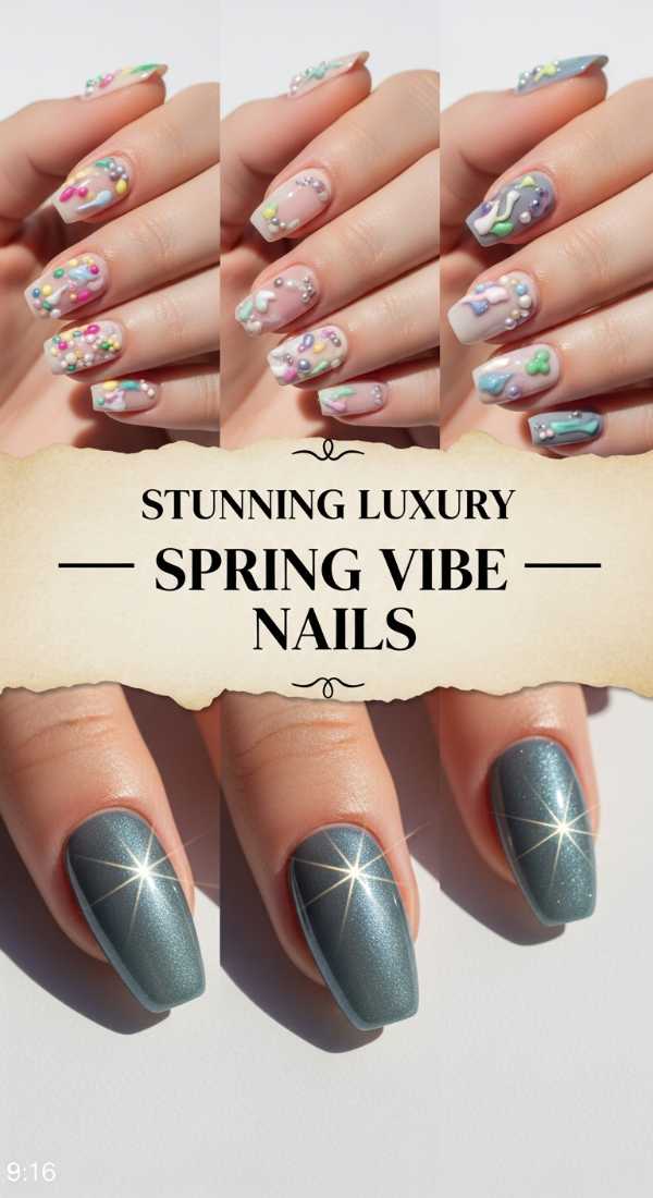 Stunning Luxury Spring Vibe Nails 69de457c696c6