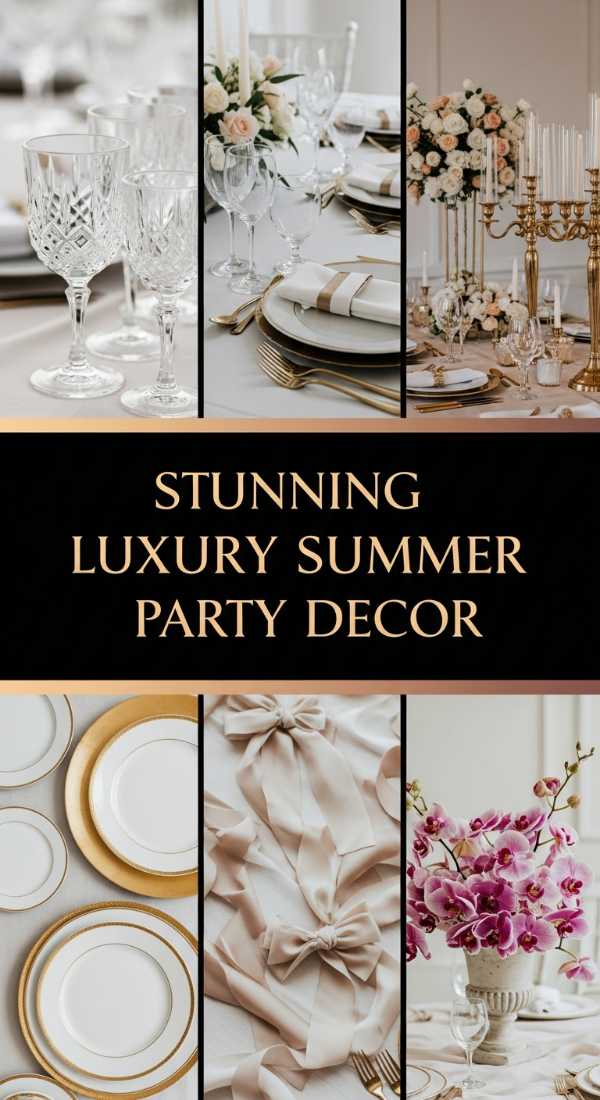 Stunning Luxury Summer Party Decor 69e730407dc5f