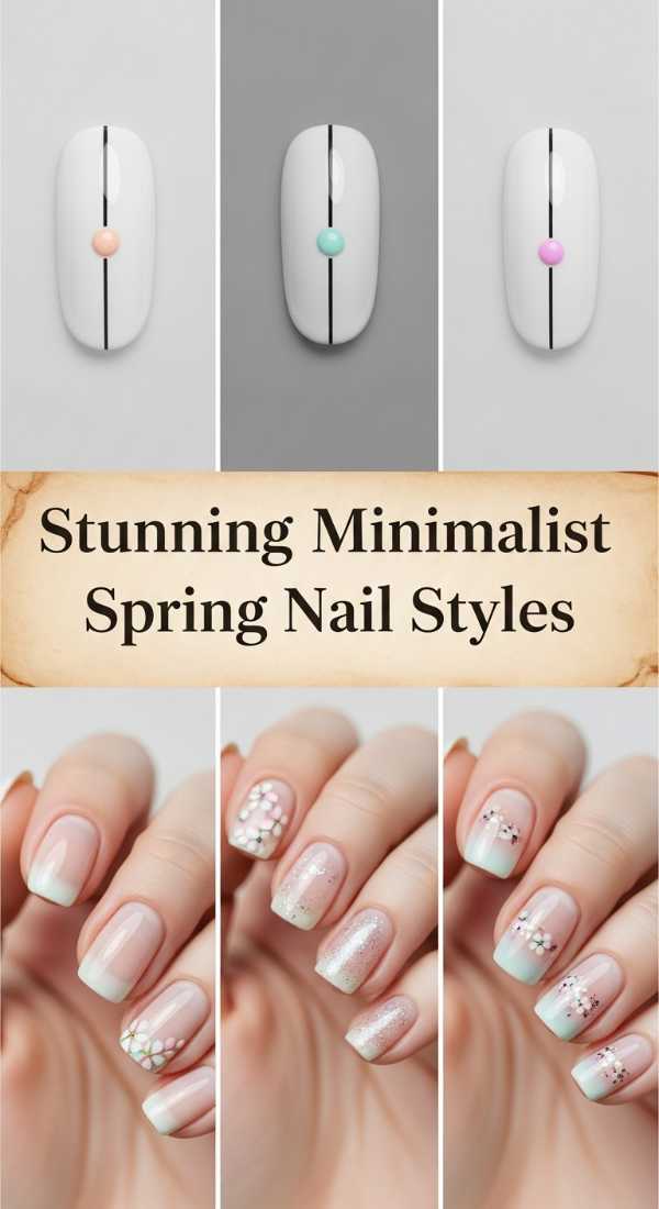 Stunning Minimalist Spring Nail Styles 69de45787872b
