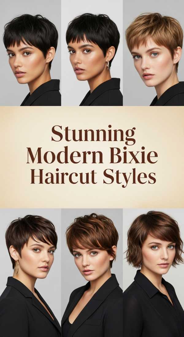 Stunning Modern Bixie Haircut Styles 69ecef7da30ee