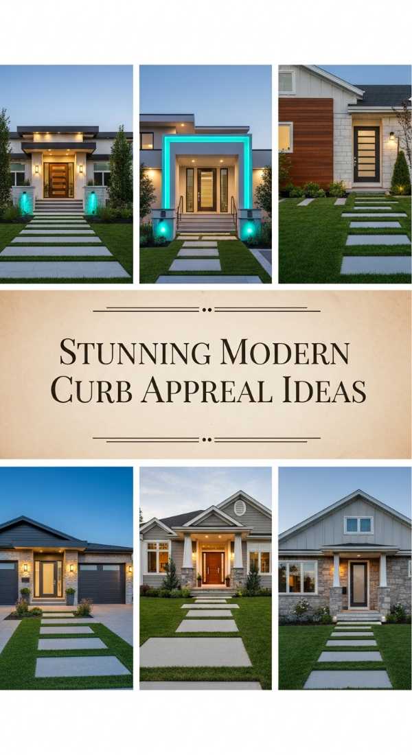 Stunning Modern Curb Appeal Ideas 69efa265b5047