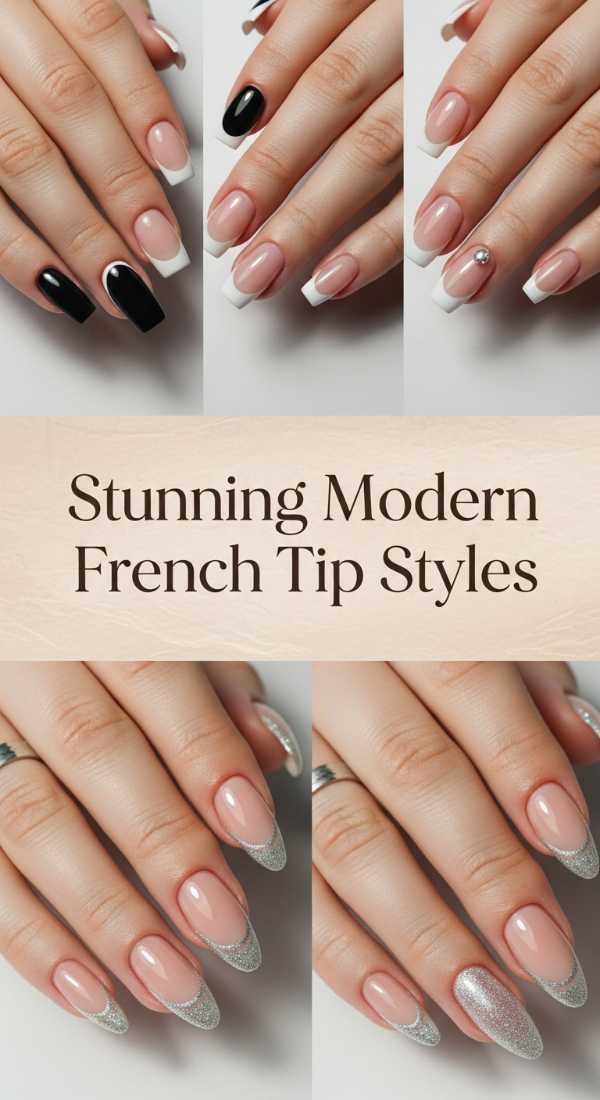 Stunning Modern French Tip Styles 69e65181d58d7
