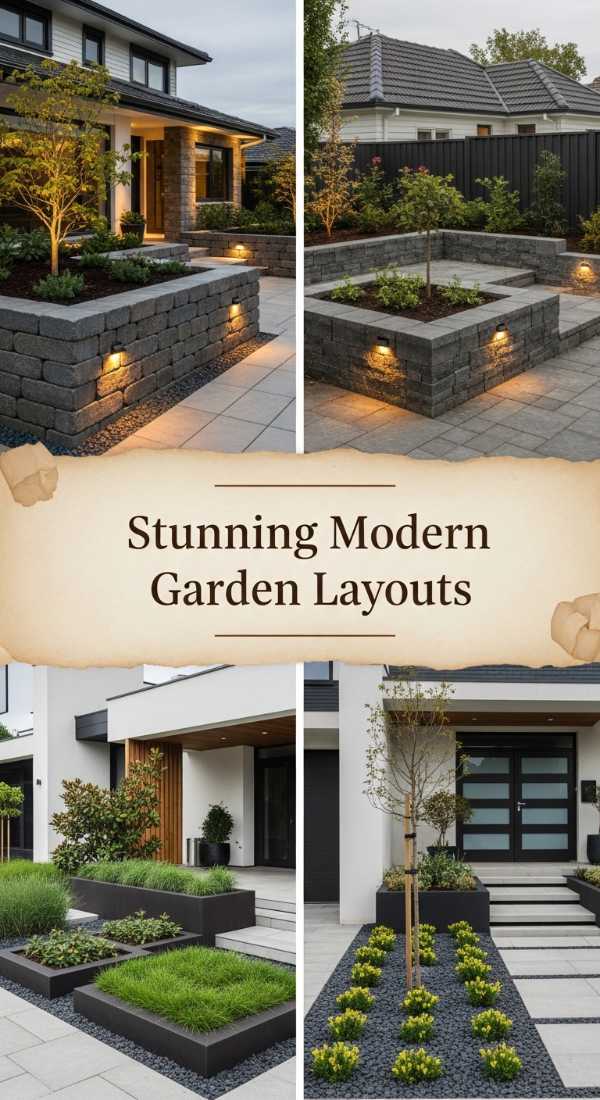 Stunning Modern Garden Layouts 69df43e7cd158