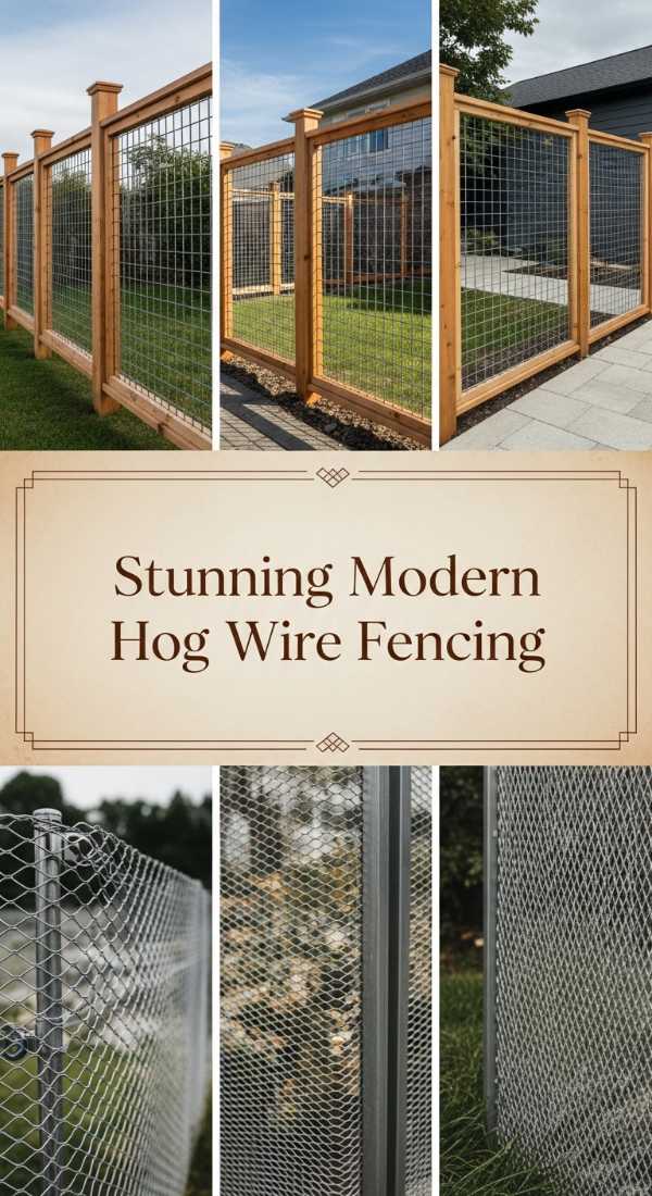 Stunning Modern Hog Wire Fencing 69df43e259192