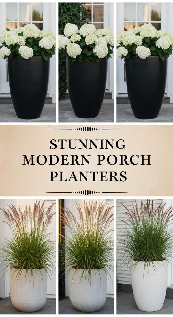 Stunning Modern Porch Planters 69f0e5b60ac92