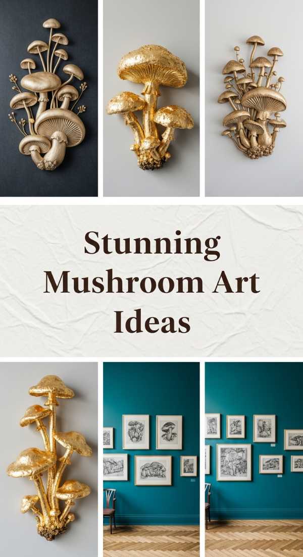 Stunning Mushroom Art Ideas 69ed031a467bf