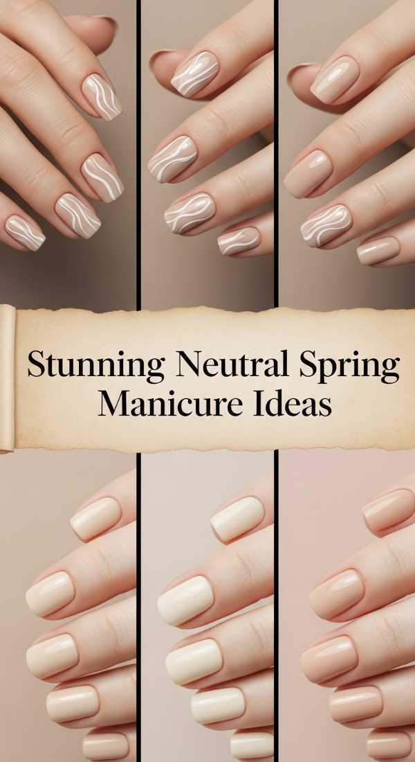 Stunning Neutral Spring Manicure Ideas 69f32b646161b